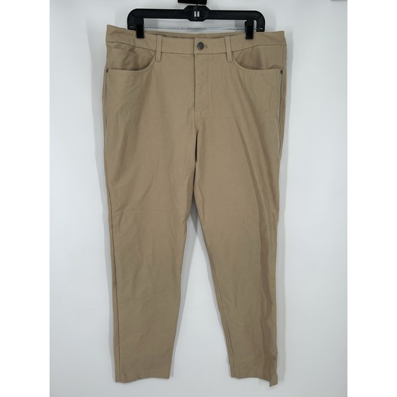 Lululemon ABC Slim-Fit Pant 30" Utilitech Trench Khakis M5AQ6S Pants Mens 36x30 - Picture 1 of 7